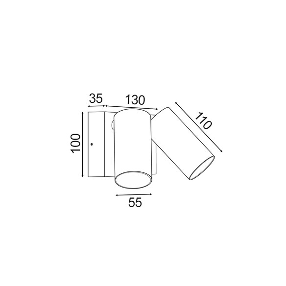 SEC10 - SEC Surface Mounted LED Tri-CCT Double SEC10