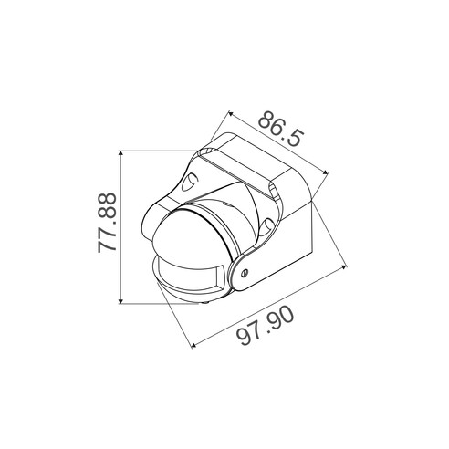 SENS013 - 013 Adjustable Infrared PIR Surface SENS013