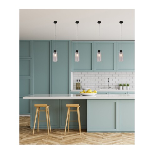 SINO1 - SINO Interior Ellipse Clear Glass Shade SINO1