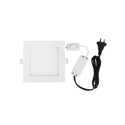 SLICKTRI1S - SLICKTRI LED Dimmable Ultra Slim Tri-CCT Recessed Downlights (Square) - Rt SLICKTRI1S: 80x31x20mm SLICKTRI2S & S...