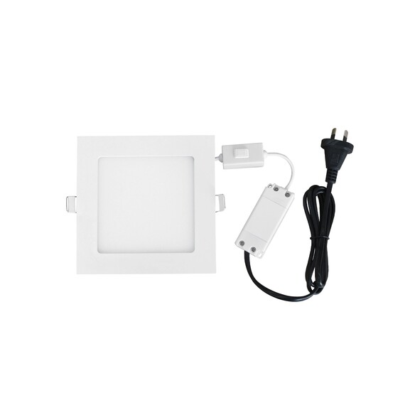 SLICKTRI1S - SLICKTRI LED Dimmable Ultra Slim Tri-CCT Recessed Downlights (Square) - Rt SLICKTRI1S: 80x31x20mm SLICKTRI2S & S...