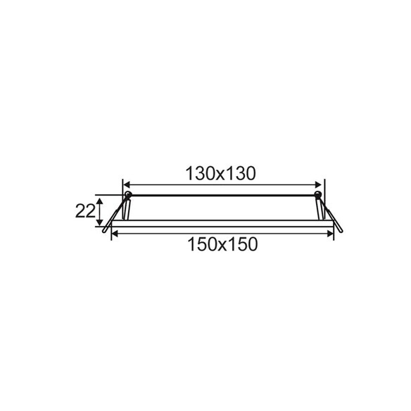 SLICKTRI1S - SLICKTRI LED Dimmable Ultra Slim SLICKTRI1S