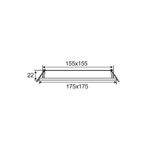 SLICKTRI1S - SLICKTRI LED Dimmable Ultra Slim SLICKTRI1S