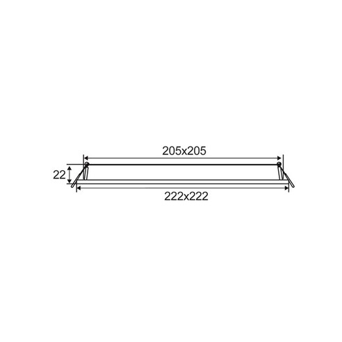 SLICKTRI1S - SLICKTRI LED Dimmable Ultra Slim SLICKTRI1S
