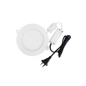 SLICKTRI LED Dimmable Ultra Slim Tri-CCT Recessed Downlights (Round) - Rt SLICKTRI1R: 80x31x20mm SLICKTRI2R & SL...