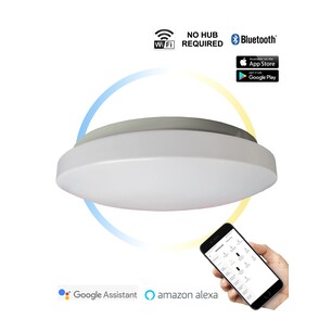 SMTOYS1 - SMTOYS LED Smart White Round Dimmable Tri-CCT SMTOYS1