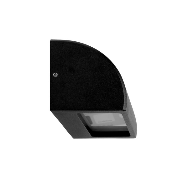 STE25 - STE Exterior 12V Matte Black Curved Surface Mounted Step / Wall Lights IP65 - Ww And CLAG4L15CW IP Rating: IP65 Warra...