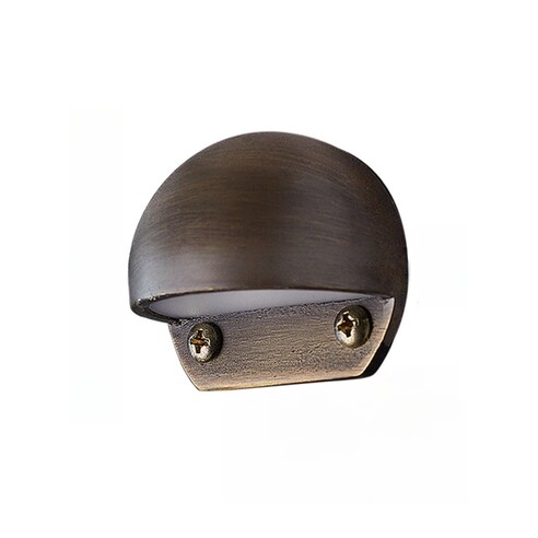 STE27 - STE Exterior LED 12V Bronze/ Brass Eyelid Step / Wall Lights IP65