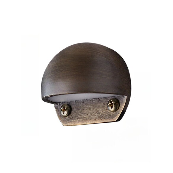 STE27 - STE Exterior LED 12V Bronze/ Brass Eyelid Step / Wall Lights IP65
