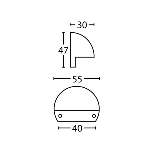 STE27 - STE Exterior LED 12V Bronze/ Brass Eyelid STE27