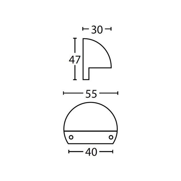 STE27 - STE Exterior LED 12V Bronze/ Brass Eyelid STE27
