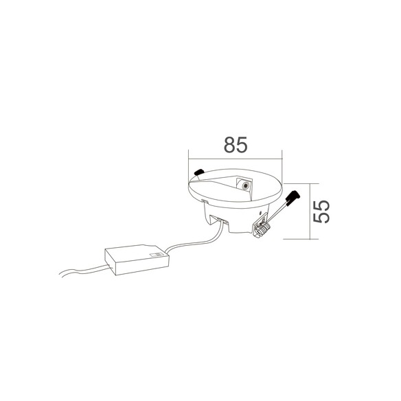 STE29 - Interior LED Tri-CCT Recessed Round Step STE29