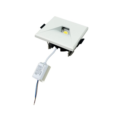 STE31 - Interior LED Tri-CCT Recessed Square Step Lights - Rt