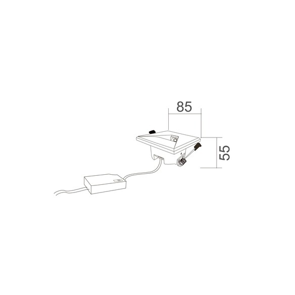 STE31 - Interior LED Tri-CCT Recessed Square Step STE31