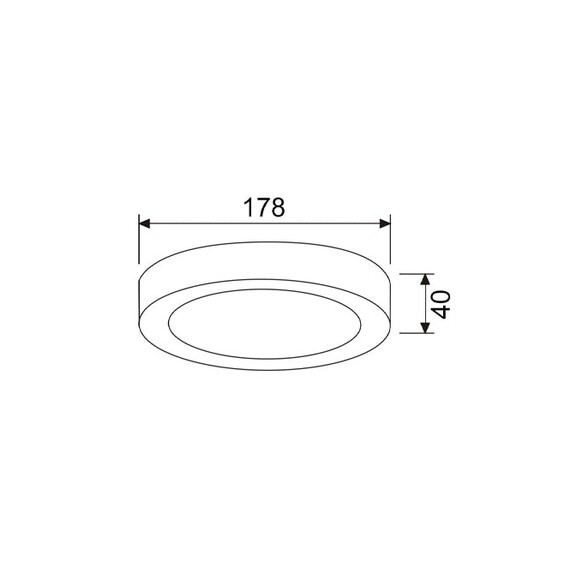 SURFACETRI1R - SURFACETRI LED Dimmable Tri-CCT SURFACETRI1R