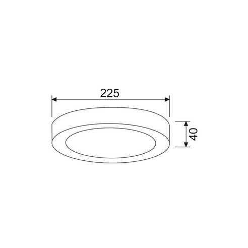 SURFACETRI1R - SURFACETRI LED Dimmable Tri-CCT SURFACETRI1R