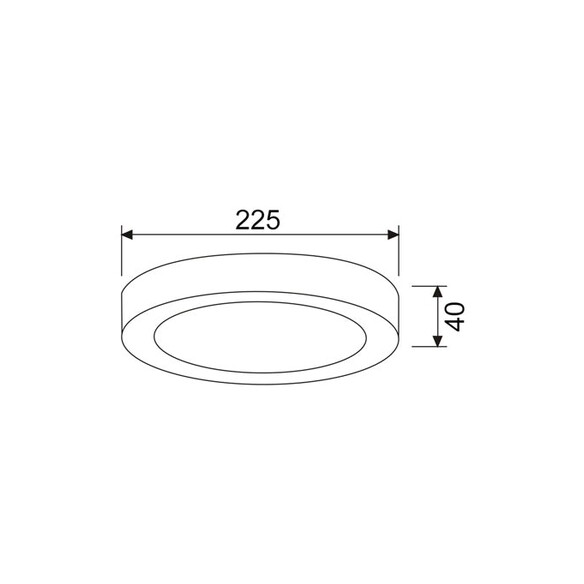 SURFACETRI1R - SURFACETRI LED Dimmable Tri-CCT SURFACETRI1R