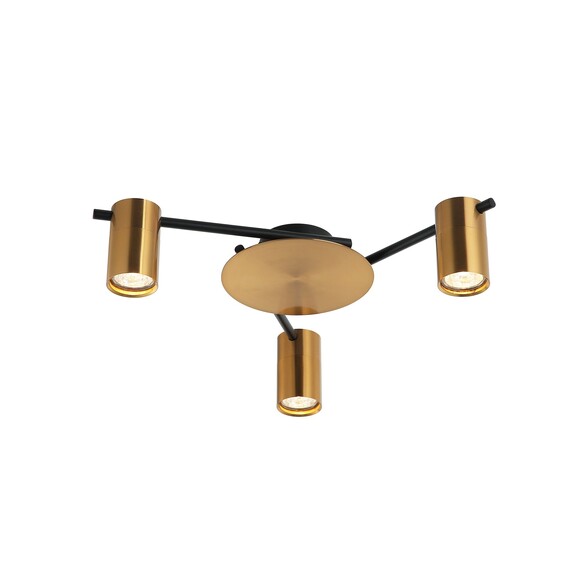 TACHE2 - TACHE Interior Spot Ceiling Lights (with Adjustable Antique Brass Heads) IP20