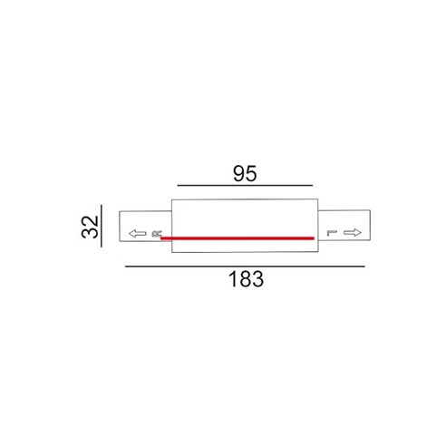 TRK1WHCON5 - 3 Wire 1 Circuit Universal Tracks, TRK1WHCON5