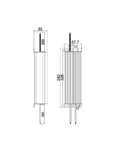 Driver LED 24 volt DC C/VOLTAGE 150 watt (Load Min 15 watt OTTER24V4 2