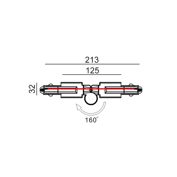 TRK1WHCON6R - 3 Wire 1 Circuit Universal Tracks, TRK1WHCON6R