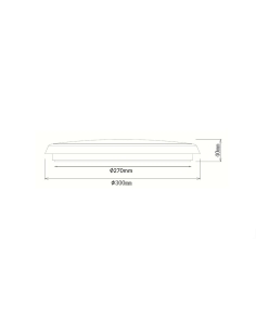 OYSDIM002 - Waterproof LED Tri-Colour Dimmable Oyster OYSDIM002 2