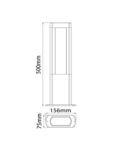 AMUN3 - AMUN LED Surface Mounted Matte Black AMUN3