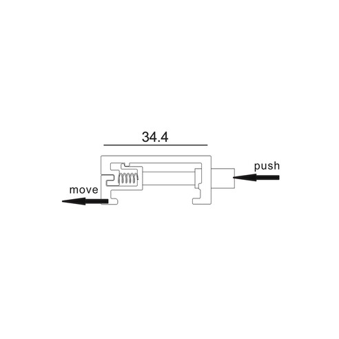 TRK3BLCEILKIT2 - 4 Wire 3 Circuit Track Ceiling TRK3BLCEILKIT2