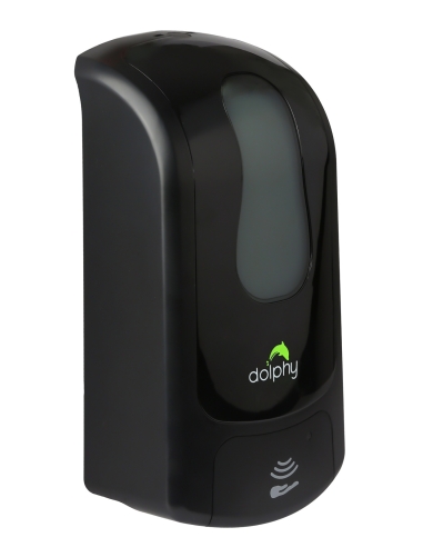 Dolphy Automatic 1000ML Black Soap-Sanitiser Dispenser - DSDR0048