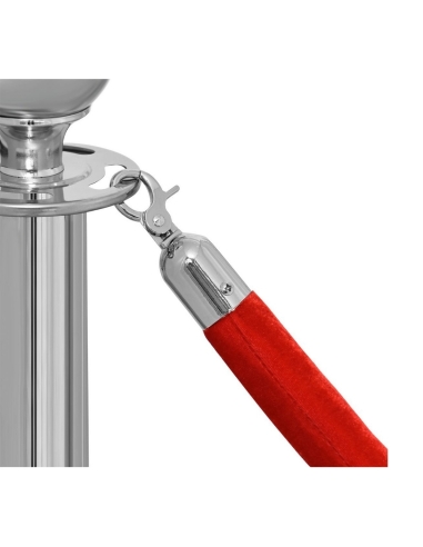 DQMG0007 - Dolphy Velvet Rope with Silver Hook DQMG0007