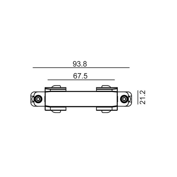 TRK3WHCON2 - 4 Wire 3 Circuit Universal Tracks, TRK3WHCON2
