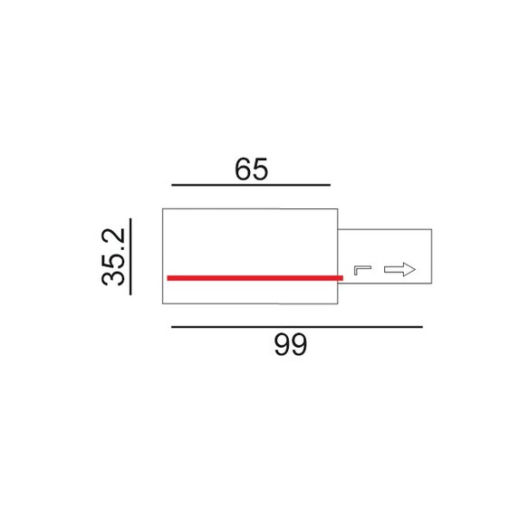 TRK3WHCON2 - 4 Wire 3 Circuit Universal Tracks, TRK3WHCON2