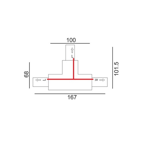 TRK3WHLIVER - 4 Wire 3 Circuit Universal Tracks, TRK3WHLIVER