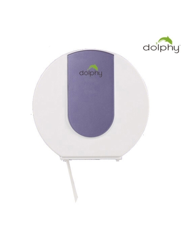 Dolphy Wall Mount Small Toilet Roll Dispenser Purple - DTPR0004
