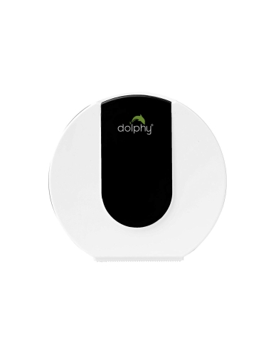 Dolphy Wall Mount Small Toilet Roll Dispenser Black - DTPR0003