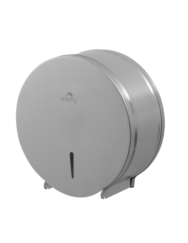 Dolphy Stainless Steel Jumbo Toilet Roll Dispenser - DTPR0013