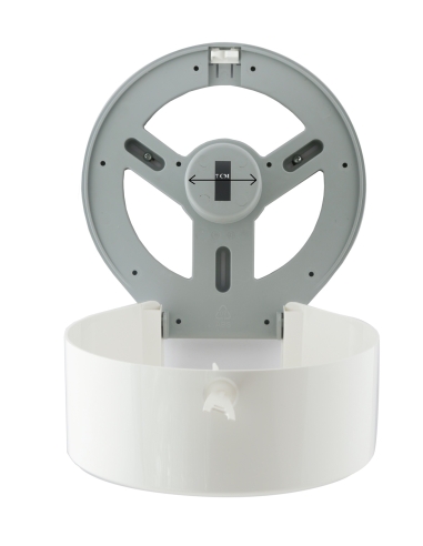 Dolphy Jumbo Toilet Roll Dispenser White - DTPR0009