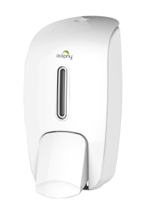 Dolphy Manual Soap-Sanitiser Dispenser 800ML White - DSDR0053