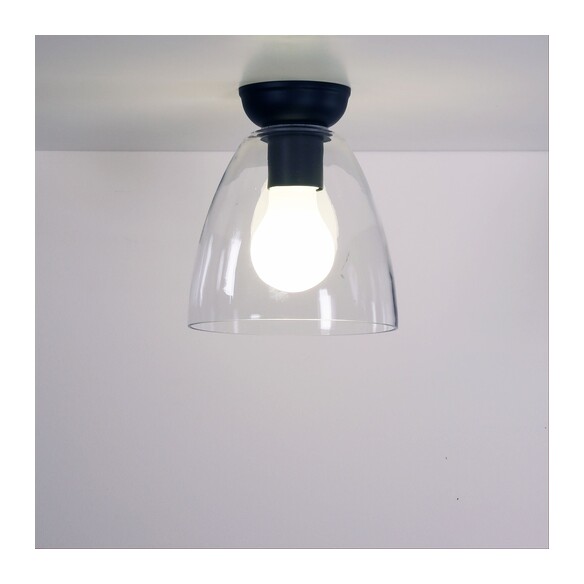 OL2258BK - WARWICK Black with Clear Glass DIYOL2258BK