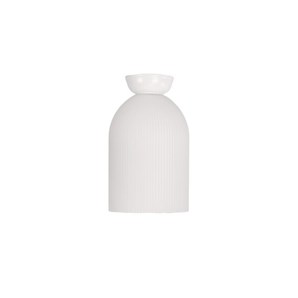 OL2259WH - ARLEY White with Ribbed Opal Matt OL2259WH