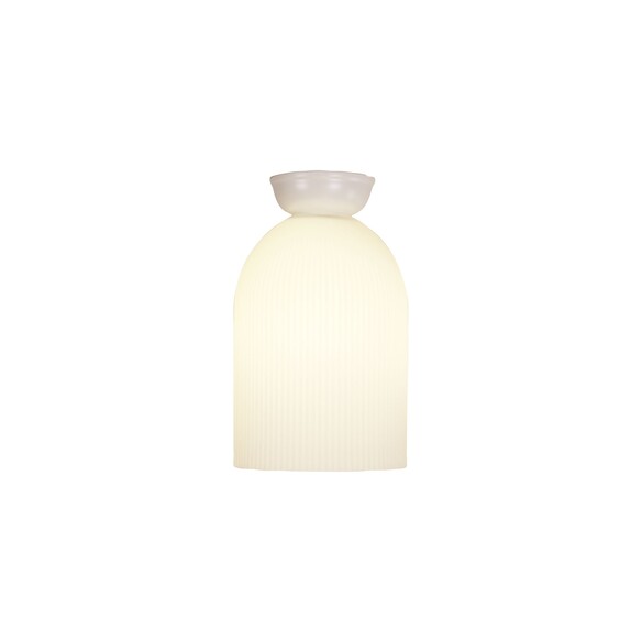 OL2259WH - ARLEY White with Ribbed Opal Matt OL2259WH