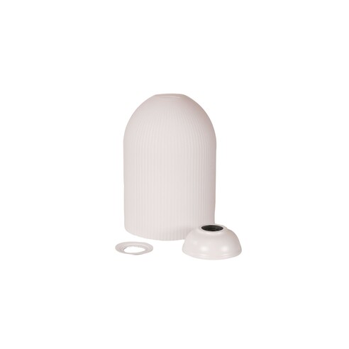 OL2259WH - ARLEY White with Ribbed Opal Matt OL2259WH