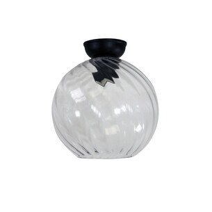 OL2262BK - TWIST.20 Black with Textured Clear Glass DIYOL2262BK