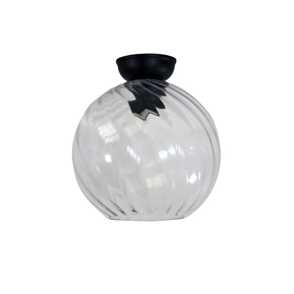 OL2262BK - TWIST.20 Black with Textured Clear Glass DIY