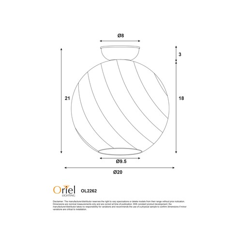 OL2262BK - TWIST.20 Black with Textured Clear OL2262BK
