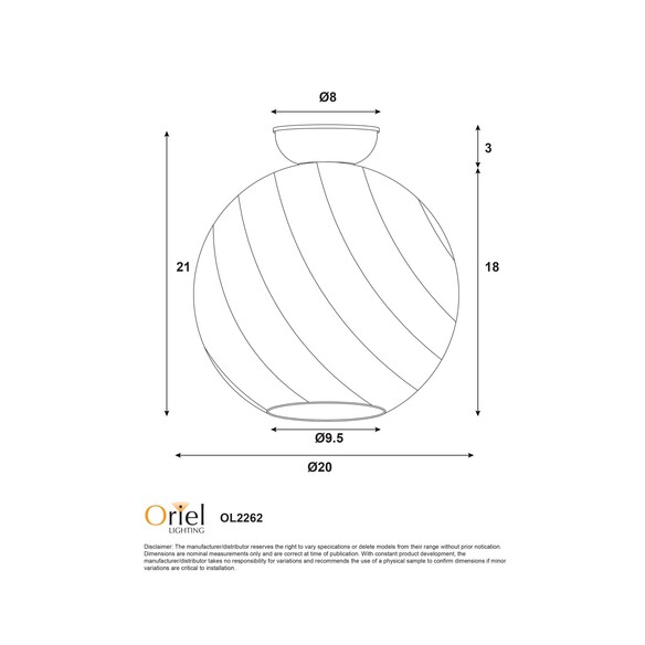 OL2262BK - TWIST.20 Black with Textured Clear OL2262BK