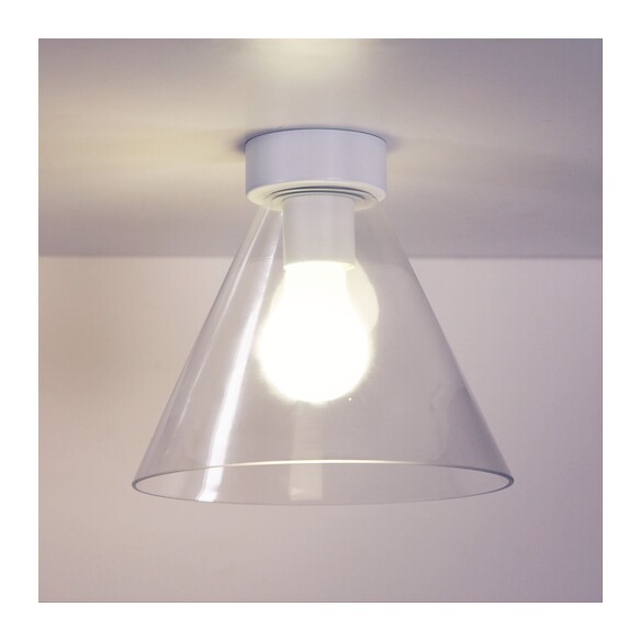 OL2264WH - HEATH White with Clear Glass DIYOL2264WH