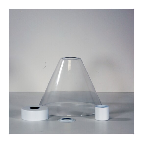 OL2264WH - HEATH White with Clear Glass DIYOL2264WH