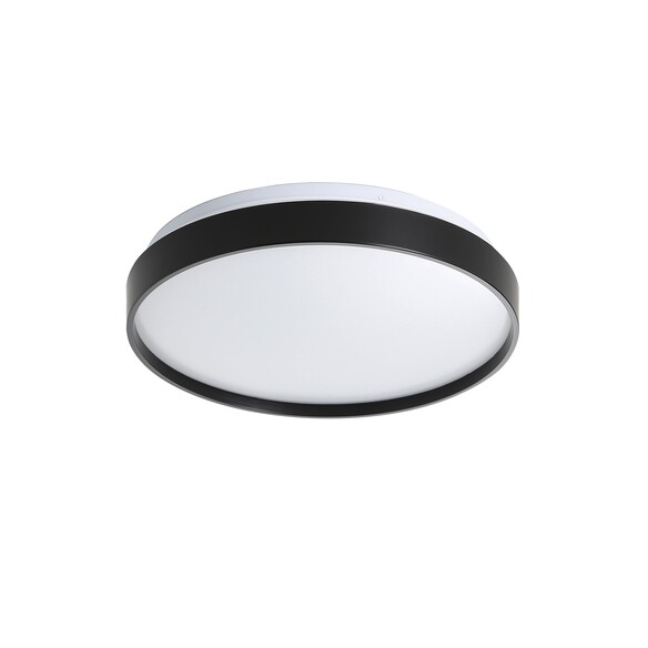 OL49781/38BK - Leena 38cm 24W LED CCT Dimmable Black Trim Oyster Light
