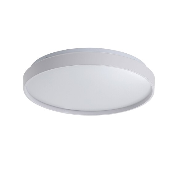 OL49781/48WH - Leena 48cm 30W LED CCT Dimmable White Trim Oyster Light